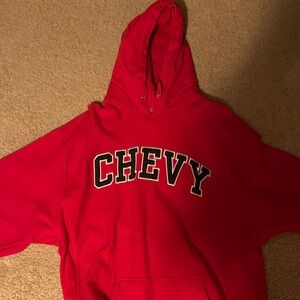 Steve & Barry's Red Hoodie with Chevy Logo